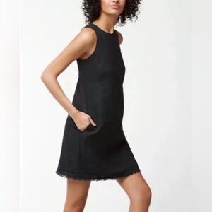 Tommy Bahama Black Resort Linen Shift Mini Dress NWT Size L